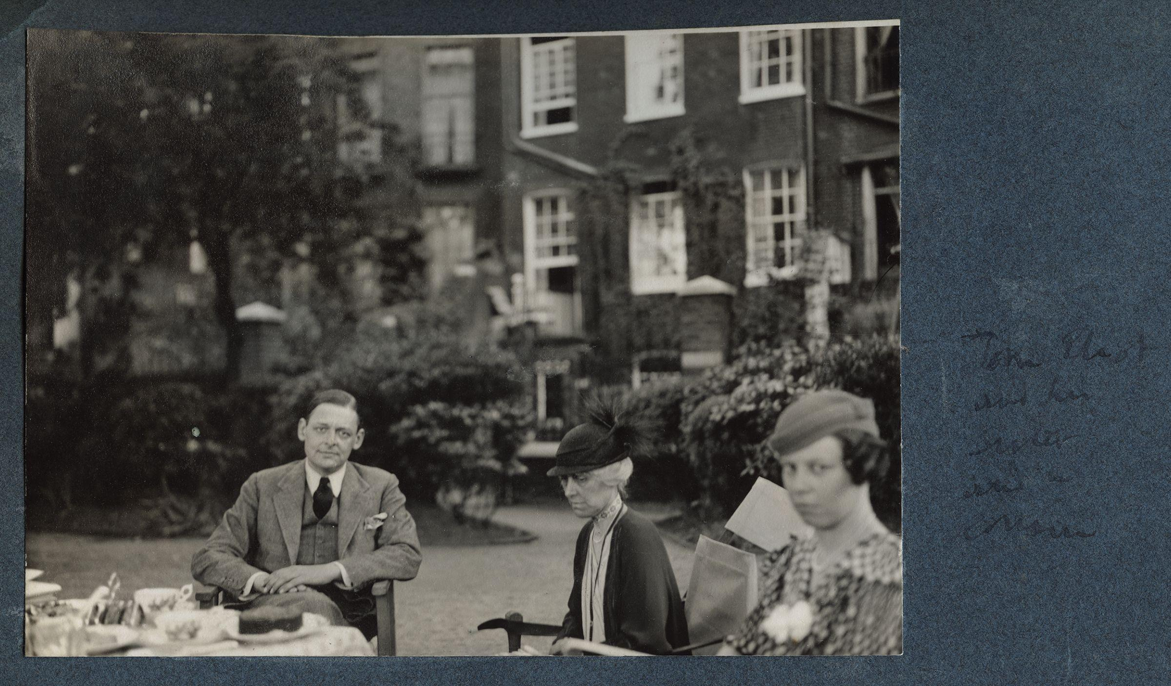 T S Eliot, with his sister and cousin